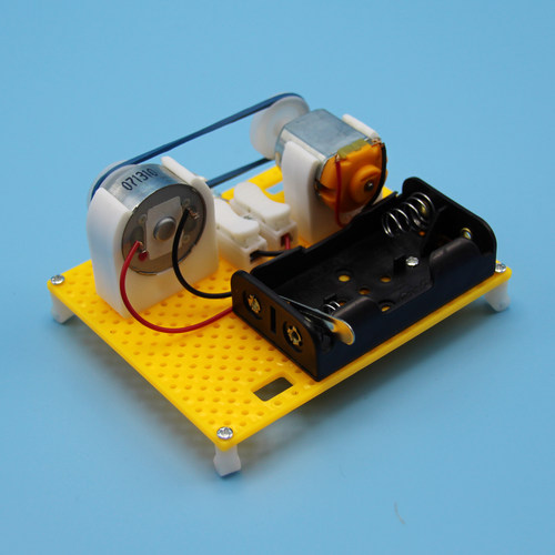 乐智电动发电机模型DIY手工发明儿童科学实验物理教具科技小制作 - 图1