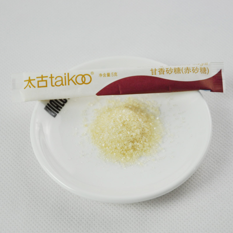 Taikoo太古纯正赤砂糖 特选黄甘香糖包条糖咖啡调糖咖啡伴侣100条 - 图1