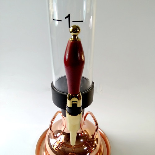 金属酒炮铜底座金属分酒器高档酒炮打酒器酒吧分酒器 - 图0