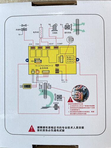 新款空调通用电脑板直流变频5线风机 定频柜机冷暖电热板工厂热销 - 图3