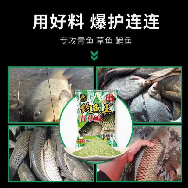 钓鱼王青草鳊雾化拉丝饵料黑坑大物野钓通用鱼食饵料一包搞定,淘宝优惠券,粉丝福利购,淘宝优惠卷