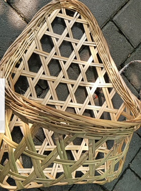 竹编篮子 竹编制品 竹瓢 箩筐 竹瓢篓 厨房专用 收纳筐 装饰 包邮