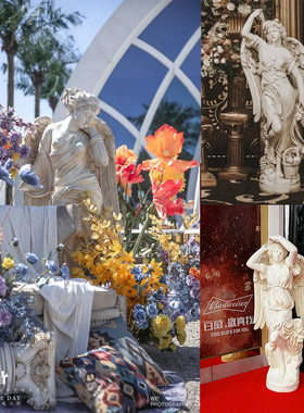 欧式仕女雕塑大件天使摆件