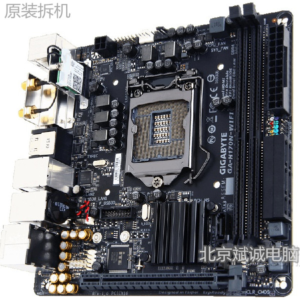 技嘉H170N-WIFI 1151针miniitx支持6代7代CPU I3 7100 i7 7700k新 - 图0