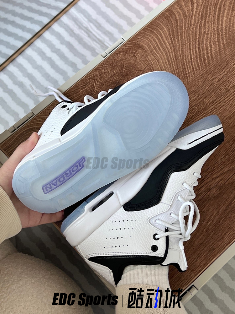 Air Jordan Courtside23 AJ23黑白复古女款中帮篮球鞋 AR1002-104 - 图2