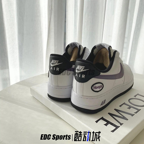 Nike耐克Air Force 1白紫AF1空军一号男低帮休闲板鞋DH7440-100-图1