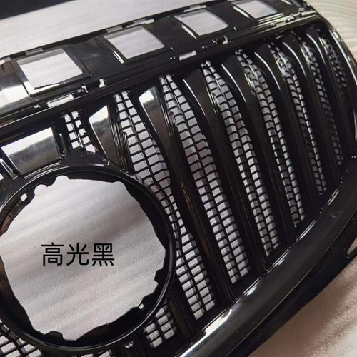 适用于14-15别克君威改装GS前杠中网格栅黑化散热器面罩网 - 图1