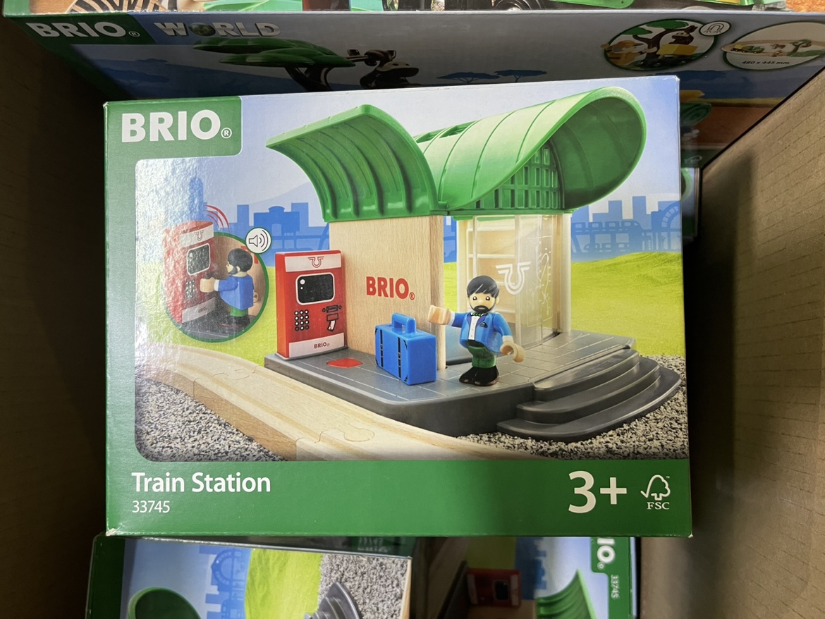 BRIO33892蒸汽机车33938车箱33893全新正品33845 33745火车站 - 图0