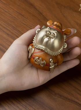 铜师傅钟馗工艺品卡通礼品摆件