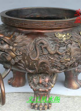 纯铜香炉寺庙佛具