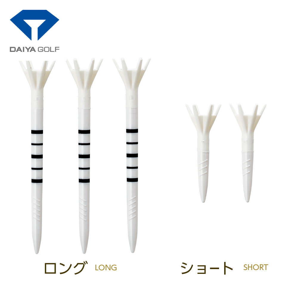 日本原装进口DAIYA 80mm42mm高尔夫球钉高尔夫球TEE塑料球托耐用 - 图2