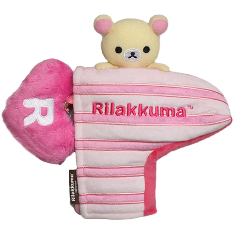 Япония импортированная Rilakkuma Easy Bear Golf Goller Прессование Поляризация Кольцевой Терминал Вдавливание Рингер Чехол