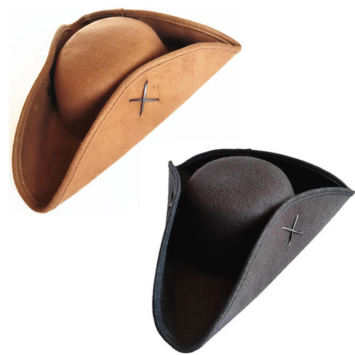 步兵帽海盗船长帽金边海盗帽刺客信帽海盗水手帽三角加勒比海盗帽 - 图2