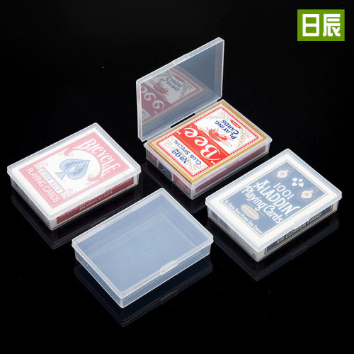 塑料盒 展示盒 精品扑克牌包装盒花切单 宽牌魔术道具 收藏收纳盒 - 图0