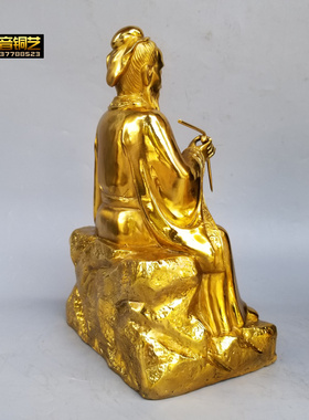 铜孙思邈铜像医圣孙思邈铜器医院诊所装饰摆件铜器定做雕塑