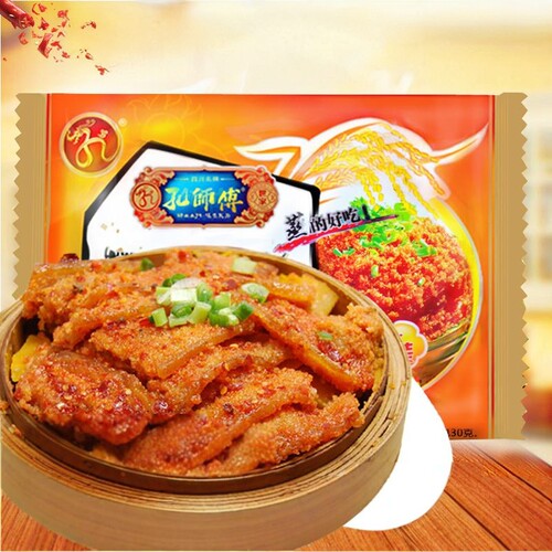 孔师傅蒸肉米粉麻辣味双料包200g*3袋四川特产粉蒸肉调料排骨牛肉 - 图2