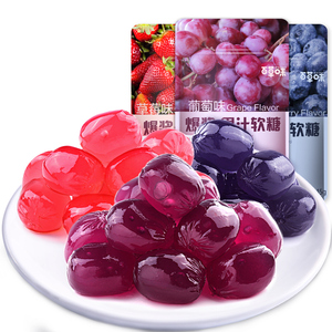 百草味爆浆果汁软糖45gx2袋