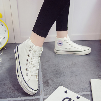 耐磨复刻大码潮鞋45 46 47码男女高帮帆布鞋1970s经典款舒适板鞋 - 图1