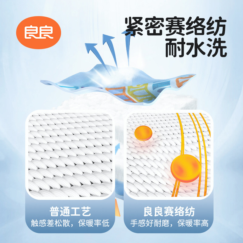 良良恒温春秋纯棉宝宝分腿防踢被 良良睡袋/防踢被