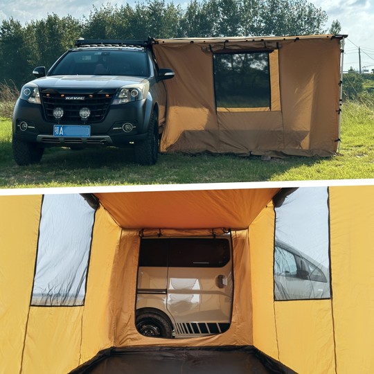 JasonBox Auto-Seitenzelt-Zubehör, Seitentuch-Gaze-Haus