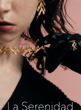 LaSerenidadV形情侣纯银戒指