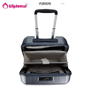 diplomat/外交官16英寸航空箱20英寸镜面旅行箱万向轮拉杆箱TC162