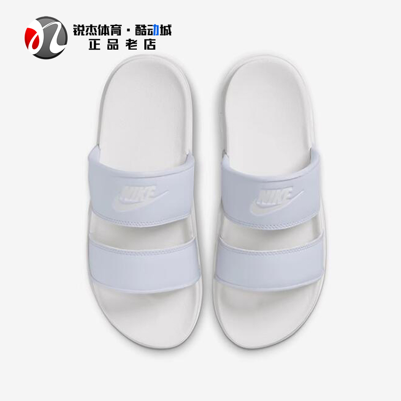 耐克Nike女忍者双绑带运动休闲沙滩一字凉拖鞋DC0496-001 100 004 - 图2