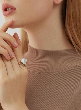 SOL DE VERANO蕃秀 米罗梦境戒指高级独特不规则小众欧美送女友