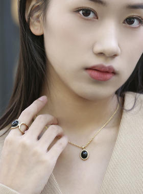 SOLDEVERANO高级送女友金色项链