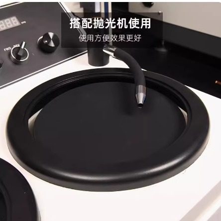 金相抛光布黑色昵料呢绒高分子圆形带背胶黑色多孔氯丁橡胶抛光垫 - 图1