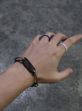 它说男款手绳木质欧美风潮牌复古