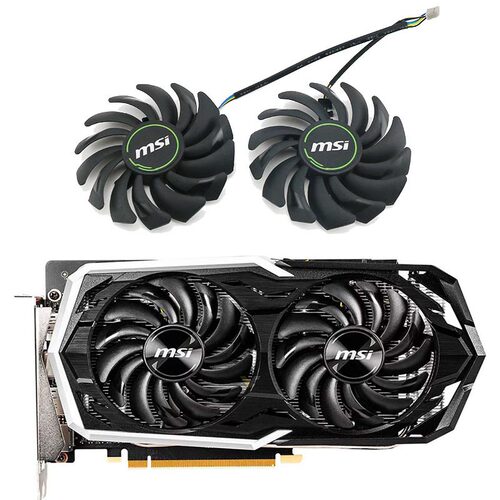 适用MSI微星 GeForce GTX 1660 1660ti ARMOR OC显卡散热全新风扇 - 图3