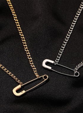 创意别针项链个性设计简约曲别针