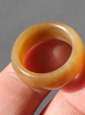 方言和田玉且末料糖玉戒圈