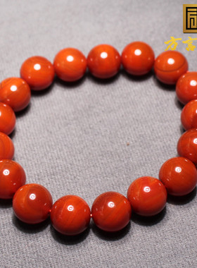 方言包浆14mm圆珠手串