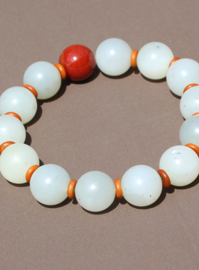 方言和田玉油润细点墨意境青花籽