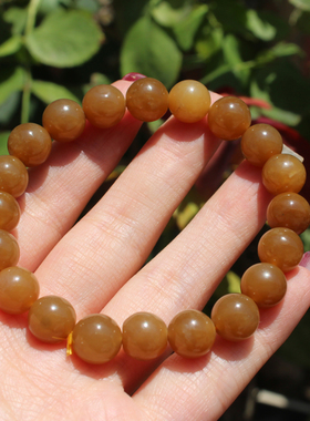 新疆且末细润高脂红糖玉10mm手串