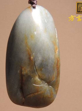 方言黄褐皮青白籽料节节高手把