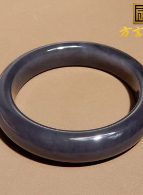 方言和田玉青海料帝王紫手镯子