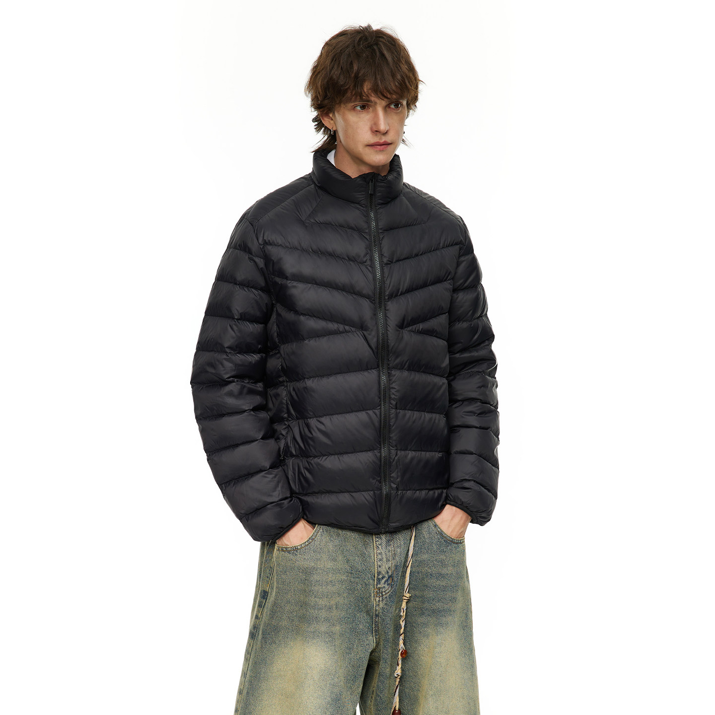 男道90白鸭绒美式轻量排骨立领短款羽绒服男女冬季防寒保暖外套潮,淘宝优惠券,粉丝福利购,淘宝优惠卷