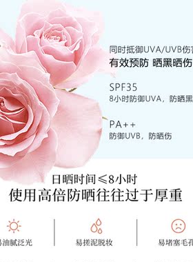 百雀羚三生花舒缓细肤提亮防晒霜