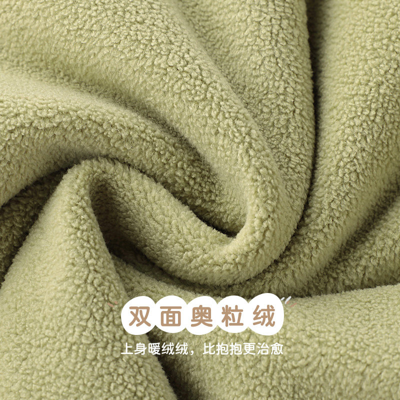 【商场同款】拉比童装套装秋冬装摇粒绒家居睡衣宝宝夹棉加厚套装