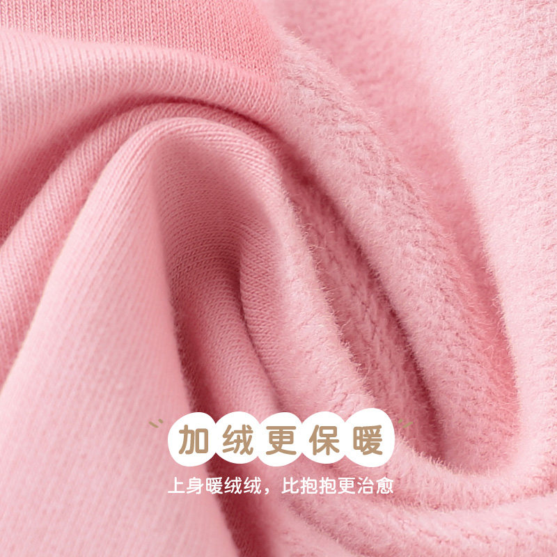 【商场同款】拉比童装卫衣25秋冬新品童装加绒保暖卫衣宝宝上衣