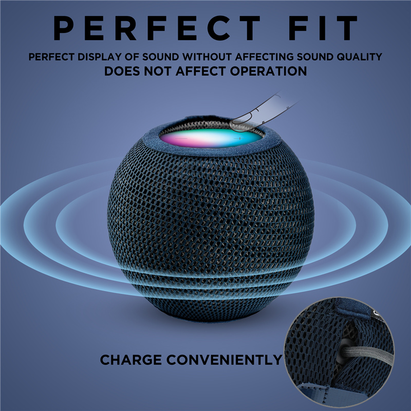 彩色HomePod mini音箱防尘罩适用于Apple苹果智能迷音响收纳保护-图0