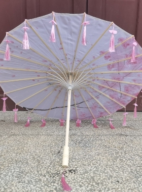 花瓣流苏伞演出道具伞旅游拍照伞