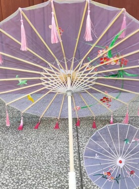 透明流苏伞舞蹈伞道具伞演出伞伞