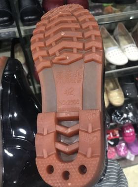 男黑色短雨靴MEN'S RAIN BOOTS，5双包邮