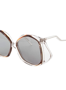 美国代购80年代复古偏光圆墨镜