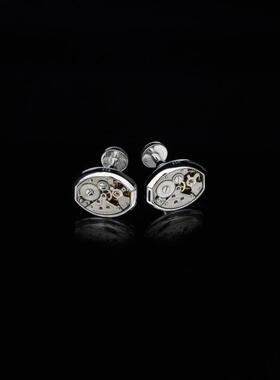 Cufflinks手作纯银蒸汽朋克袖扣