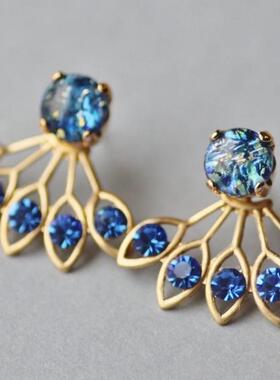 美国代购earring㊣蛋白石花朵